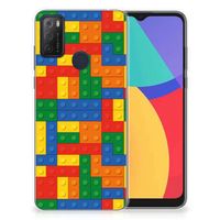 Alcatel 1S (2021) TPU bumper Blokken - thumbnail