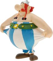 Asterix Figure Obelix Holding His Pants 8 Cm - thumbnail