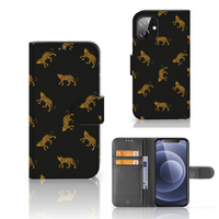 Telefoonhoesje met Pasjes voor Apple iPhone 12 Mini Leopards