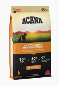 Acana Puppy Large Breed Recipe 17 kg Appel, Kip, Peer, Gevogelte, Pompoen