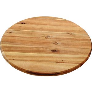 Acaciahouten draaibare serveerplank rond 40 cm