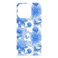 Case voor iPhone 14 Pro Flowers Blue - thumbnail