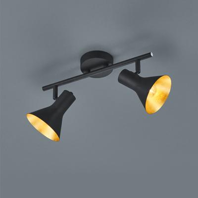 Plafondlamp Nina - Metaal - 2 Lichtbronnen - Zwart Plafondlamp Nina - Metaal - 2 Lichtbronnen - Zwart