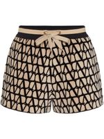 Valentino Garavani short Toile Iconographe en jersey - Tons neutres - thumbnail