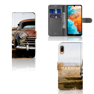 Huawei Y6 (2019) Telefoonhoesje met foto Vintage Auto Huawei Y6 (2019) Telefoonhoesje met foto Vintage Auto