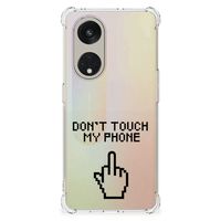 OPPO Reno8 T 5G Anti Shock Case Finger Don't Touch My Phone