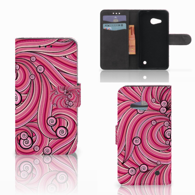 Microsoft Lumia 550 Hoesje Swirl Pink