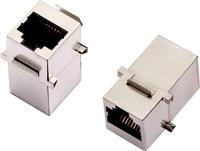 Encitech 3101-CAT6a RJ45-Steckverbinder CAT 6a 2101-0115-05 Doppelkupplung Polzahl 8P8C black 1 pc(s)