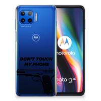 Motorola Moto G 5G Plus Silicone-hoesje Pistol DTMP