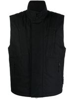 Stone Island gilet zippé en coton - Noir - thumbnail