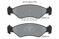 Remblokkenset, schijfrem TEXTAR, u.a. für Ford, Mazda