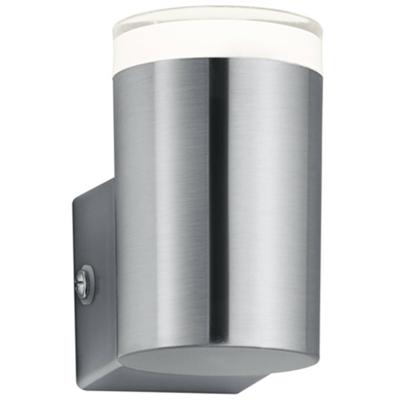 LED Tuinverlichting - Tuinlamp - Trion Arinat - Wand - 4W - Warm Wit 3000K - Rond - Mat Nikkel - Aluminium LED Tuinverlichting - Tuinlamp - Trion Arinat - Wand - 4W - Warm Wit 3000K - Rond - Mat Nikkel - Aluminium