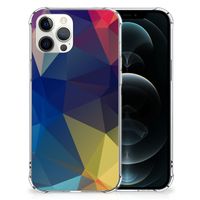 iPhone 12 Pro Max Shockproof Case Polygon Dark