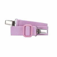 Playshoes riem elastisch met clip uni roze Maat - thumbnail