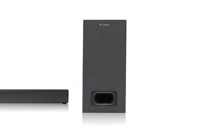 Sharp HT-SBW110 Soundbar Zwart (mat) Incl. kabelgebonden subwoofer, Bluetooth, USB