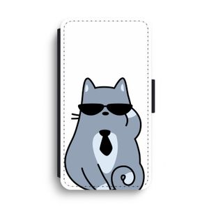 Cool cat: iPhone XS Max Flip Hoesje