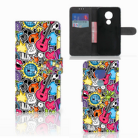 Motorola Moto G7 Power Wallet Case met Pasjes Punk Rock