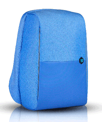 MetroBag 17 inch anti-diefstal rugzak - Light Blue
