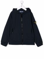 Stone Island Junior veste à patch logo - Bleu - thumbnail