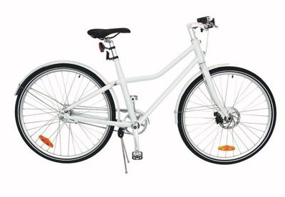 TOM City Bike Deluxe 28 Inch 48 cm Unisex 2V Schijfrem Wit TOM City Bike Deluxe 28 Inch 48 cm Unisex 2V Schijfrem Wit