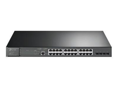 TP-Link TL-SG3428MP netwerk-switch Managed L2/L2+ Gigabit Ethernet (10/100/1000) Power over Ethernet (PoE) Zwart