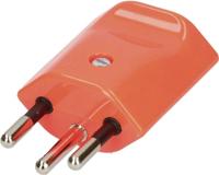 Max Hauri AG 132608 Zwitserse stekker, kunststof, 250 V, oranje