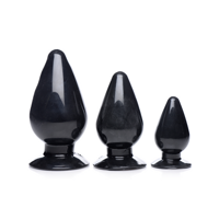 XR Brands Triple Cones - Anal Plug Set - 3 Pieces - thumbnail