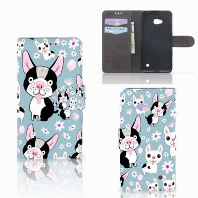 Microsoft Lumia 640 Telefoonhoesje met Pasjes Hondjes Microsoft Lumia 640 Telefoonhoesje met Pasjes Hondjes