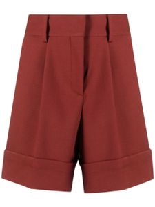 See by Chloé short à ourlet retroussé - Marron