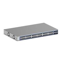 NETGEAR 48-poorts Gigabit Ethernet Smart Switch (GS748T): Managed, optioneel met 1 jaar Insight Cloud Management, met 2 1G SFP en 2 1G combo, desktop- of rekmontage