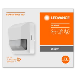 LEDVANCE SENSOR WALL 180DEG Passieve infraroodsensor (PIR) Bedraad Muur Wit