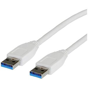 VALUE USB 3.2 Gen 1 kabel, type A-A, wit, 3 m