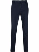 DONDUP pantalon chino droit à taille mi-haute - Bleu