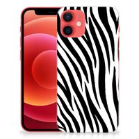 iPhone 12 Mini TPU Hoesje Zebra - thumbnail