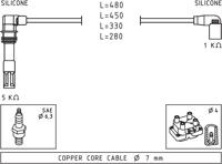 Bougiekabelset FACET, u.a. für Seat, VW, Audi, Skoda - thumbnail