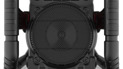 PerfectPro UBOX500R Bouwradio DAB+, VHF (FM) Bluetooth, AUX, USB Acculaadfunctie, Stofvast Zwart