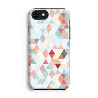 Gekleurde driehoekjes pastel: iPhone 8 Tough Case