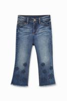 Cropped flared jeans - BLUE - 7/8