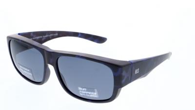 H.I.S zonnebril 79103 rechthoekig gepolariseerd cat.3 blauw/grijs