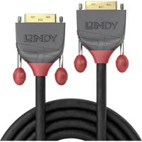 LINDY 36243 DVI-kabel DVI Aansluitkabel DVI-D 18+1-polige stekker, DVI-D 18+1-polige stekker 25.00 m Zwart - thumbnail