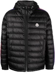 Moncler doudoune Agout à patch logo - Noir