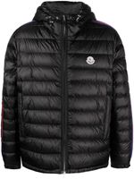 Moncler doudoune Agout à patch logo - Noir - thumbnail