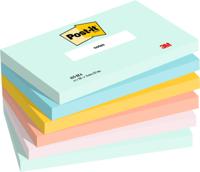 Post-it Notes, 100 vel, ft 76 x 127 mm, pak van 6 blokken, Beachside colour collection - thumbnail