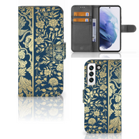 Samsung Galaxy S22 Hoesje Beige Flowers