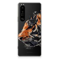 Hoesje maken Sony Xperia 1 III Watercolor Tiger