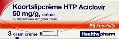 Koortslip creme aciclovir