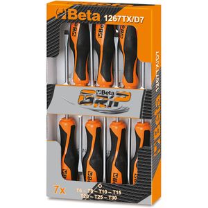 Beta 1267TX/D7 Schroevendraaierset | Torx | BetaGrip | 7-Delig - 012670307