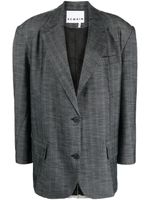 REMAIN blazer bicolore à motif de chevrons - Gris