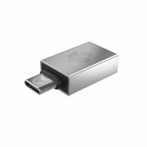 CHERRY 61710036 tussenstuk voor kabels USB-A USB-C Zilver