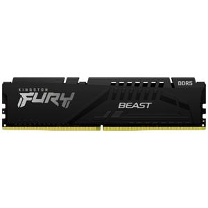 Kingston FURY Beast Werkgeheugenset voor PC DDR5 64 GB 2 x 32 GB Non-ECC 5200 MHz 288-pins DIMM CL36 KF552C36BBEK2-64